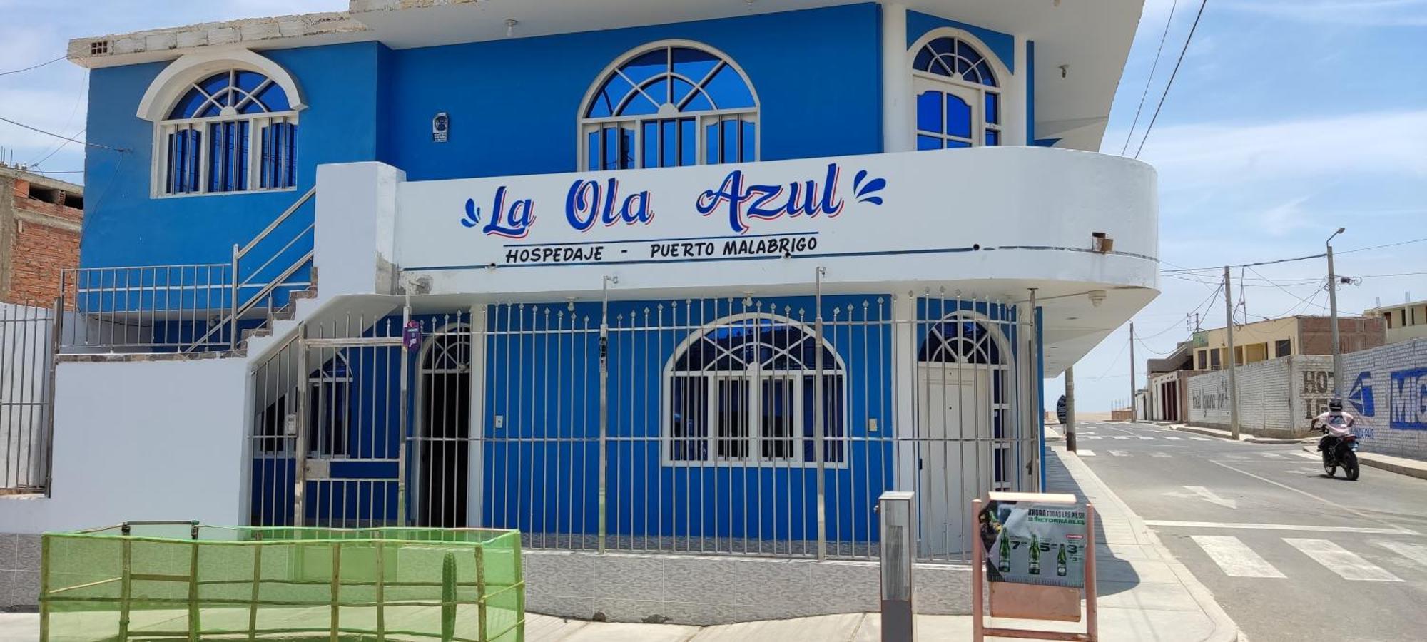 Hospedaje La Ola Azul ปวยร์โต จิกามา ภายนอก รูปภาพ